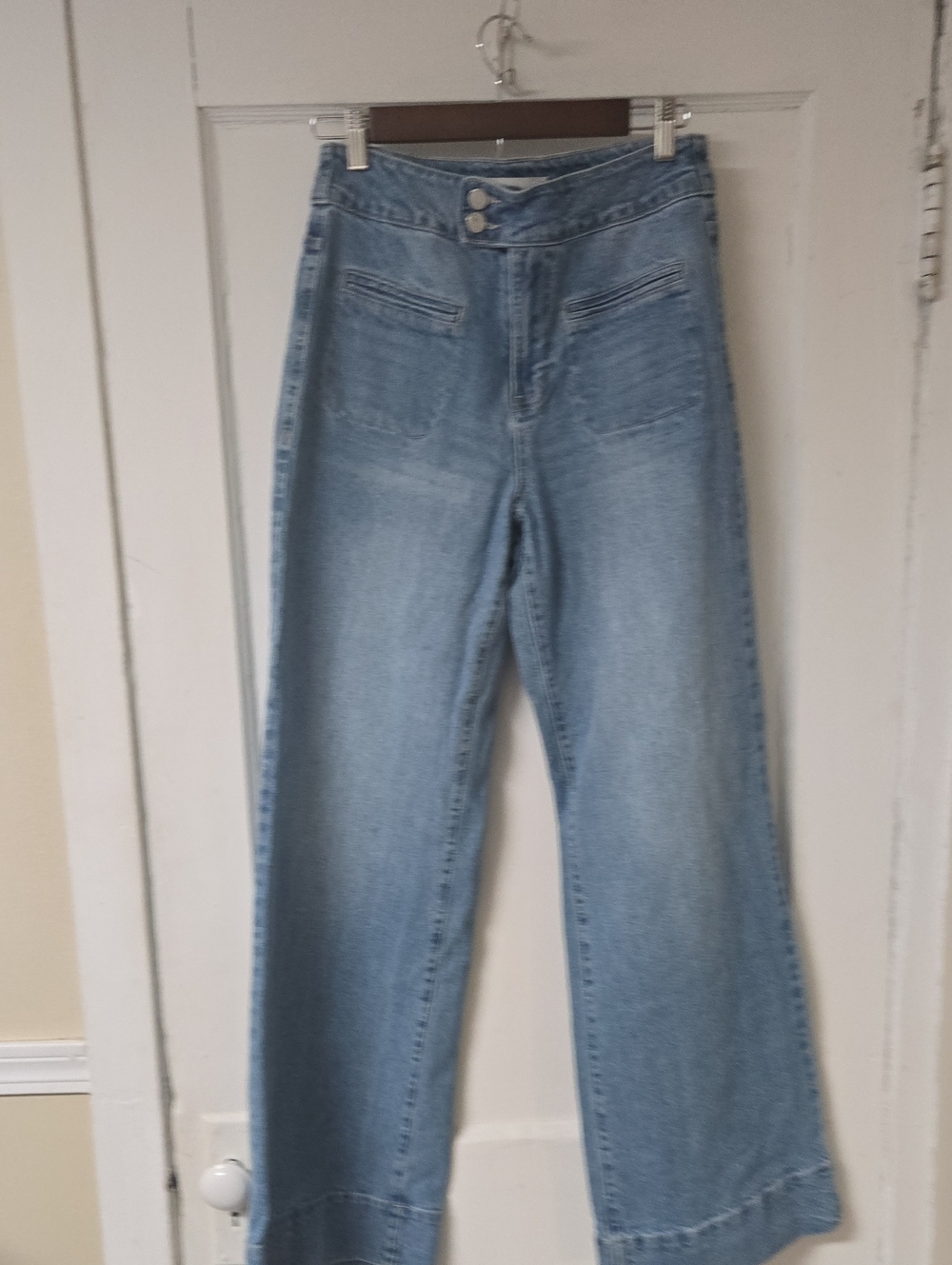 Habitual Light Blue High-Rise Wide Leg Jeans 4/27